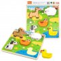 VIGA Taktilne puzzle farma - slika 1