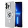 KARL LAGERFELD Maska za iPhone 15 Pro Max MAGSAFE IML KC GLITTER TRANSPARENT - slika 1