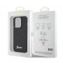 Guess Maska za iPhone 15 Pro DISCO SCRIPT METAL BLACK - slika 2