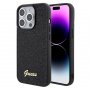 Guess Maska za iPhone 15 Pro DISCO SCRIPT METAL BLACK - slika 1