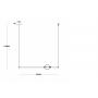 VESTA 607 VISILICA 9W 3000K MESING - slika 2