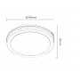 BBLINK LED PLAFONJERA X09-300-24W 3000/4000/6500K IP65 DRVO - slika 3