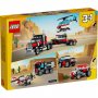 LEGO Kamion s ravnom platformom i helihopterom 31146 - slika 3