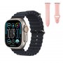 MOYE Kronos 4 Smart Watch Black/Pink - slika 1