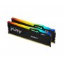 KINGSTON DIMM DDR5 16GB 2x8GB kit 6000MT/s KF560C36BBEAK2-16 FURY Beast RGB EXPO - slika 1