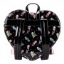 Loungefly Valfre Double Heart Mini Backpack - slika 3