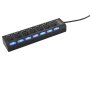 KETTZ KT-071B 2.0 Tip A USB Hub - slika 1