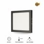 BBLINK LED panel N/Z KNS5-18W 4000K crni - slika 1