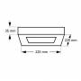 BBLINK LED panel N/Z KNS5-18W 6500K crni - slika 2