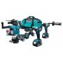 MAKITA Makita LXT set-DDF486Z+DTD153Z+DGA504Z+DHR243Z+punjač + 2 baterije + torba DLX4155TX1 - slika 1