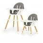 ECO TOYS Hranilica za bebe 2u1 ECO GRAY - slika 1