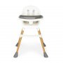 ECO TOYS Stolica za hranjenje BABY WHITE - slika 2