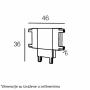 DAWN Magnetic slim konektor T crni (26-A-T) - slika 2