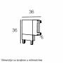 DAWN Magnetic slim konektor L crni (26-A-L) - slika 2