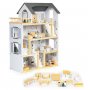 ECO TOYS Kućica za lutke set sa 18 elemenata - slika 1