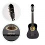 ECO TOYS Velika drvena gitara za decu crna - slika 2