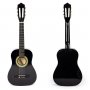 ECO TOYS Velika drvena gitara za decu crna - slika 1