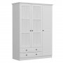 HANAH HOME Garderober Kale 3 Mebran Kapak 210 White - slika 3