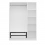 HANAH HOME Garderober Kale 3 Mebran Kapak 210 White - slika 4