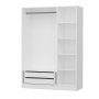 HANAH HOME Garderober Kale 3 Mebran Kapak 210 White - slika 5
