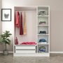 HANAH HOME Garderober Kale White 2288 - slika 5