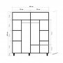 HANAH HOME Garderober Loni 4 977 - slika 5