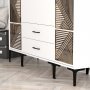 HANAH HOME Garderober Kumsal PTP White - slika 4