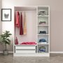 HANAH HOME Garderober Kale White 2253 - slika 2