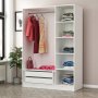 HANAH HOME Garderober Kale White 2253 - slika 3
