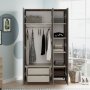 HANAH HOME Garderober HM1 CG - slika 4