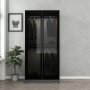 HANAH HOME Garderober Kale Glass Anthracite 190 - slika 2