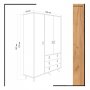 HANAH HOME Garderober Franky - slika 5