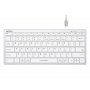 A4 TECH FBX51C FSTYLER Bluetooth & 2.4G Scissor Switch Compact USB tastatura US bela - slika 1