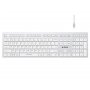 A4 TECH FBX50C FSTYLER Bluetooth & 2.4G Scissor Switch USB tastatura US bela - slika 1