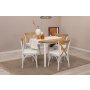 HANAH HOME Trpezarijski sto i stolice Oliver Oak White - slika 2