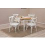 HANAH HOME Trpezarijski sto i stolice Oliver White Oak - slika 2