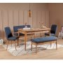 HANAH HOME Trpezarijski set Vina Atlantic Dark Blue - slika 1