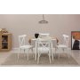 HANAH HOME Trpezarijski sto i stolice Oliver White - slika 1