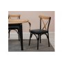 HANAH HOME Trpezarijski sto i stolice Oliver Oak Black - slika 4