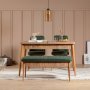 HANAH HOME Trpezarijski set Vina 1070 Green Atlantic - slika 1