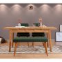 HANAH HOME Trpezarijski set Santiago Atlantice Green - slika 2