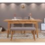 HANAH HOME Trpezarijski set Santiago Atlantice Soho Grey - slika 2