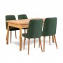HANAH HOME Trpezarijski set Santiago Atlantic Green - slika 2