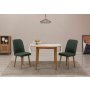 HANAH HOME Trpezarijski sto i stolice Vina 1070 Atlantic Pine, Green - slika 1