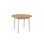 HANAH HOME Trpezarijski sto i stolice Oliver White, Oak - slika 4