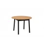 HANAH HOME Trpezarijski sto i stolice Oliver Oak - Black - slika 3