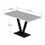 HANAH HOME Trpezarijski sto Sun Table Walnut - slika 3