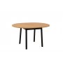 HANAH HOME Trpezarijski sto Oliver Oak Black - slika 4