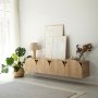 HANAH HOME TV polica Mesta Oak - slika 1