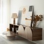 HANAH HOME TV polica Mesta Walnut - slika 4